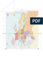 Mapa Europa Cuadriculado