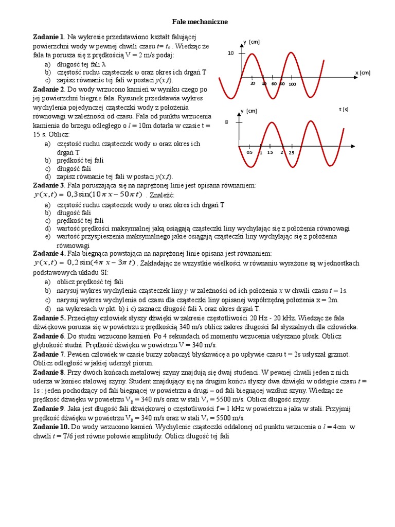 Fale Mechaniczne | PDF