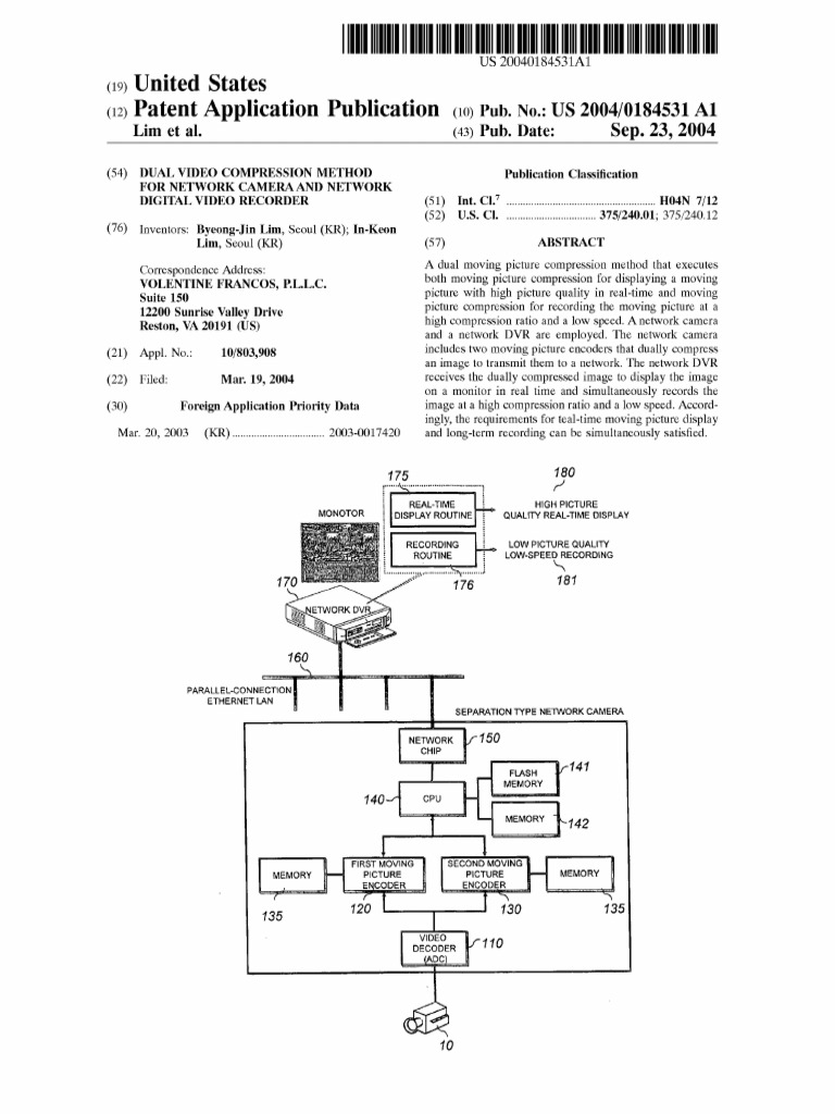 (12) Patent Application Publication (10) Pub. No.: US 2004/0184531A1