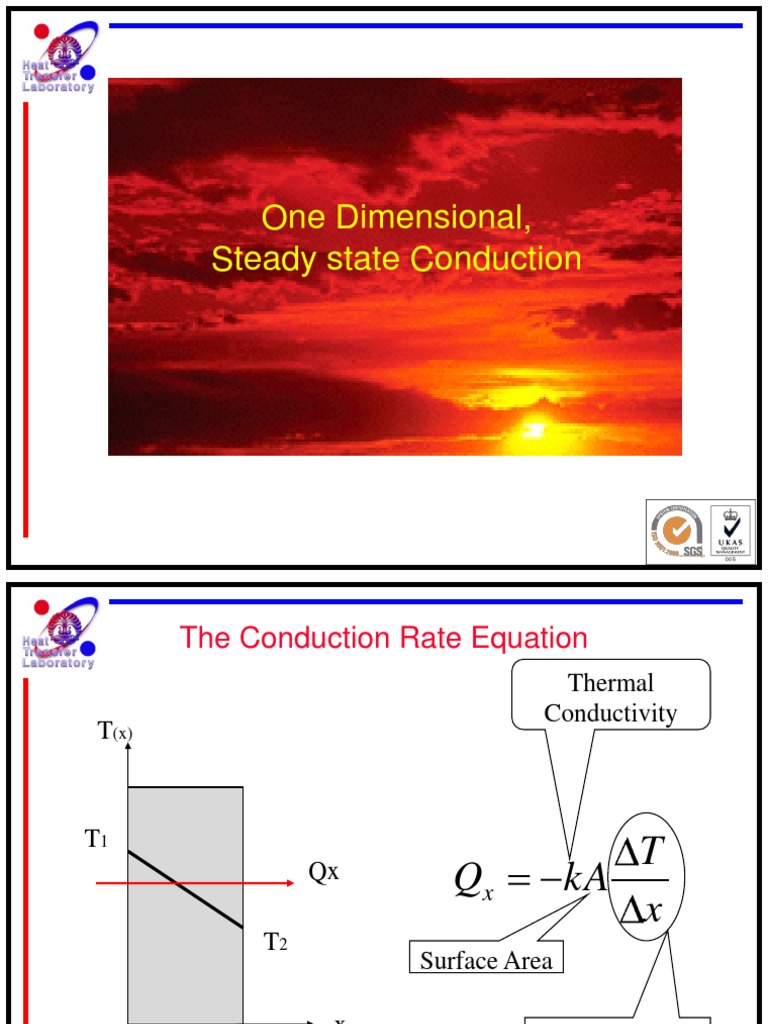 One-Dimensional Steady-State Conduction | PDF | Thermal Conduction ...