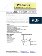 Linear Hall Sensor Technical Specs