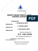 Density Based Traffic Light Control System