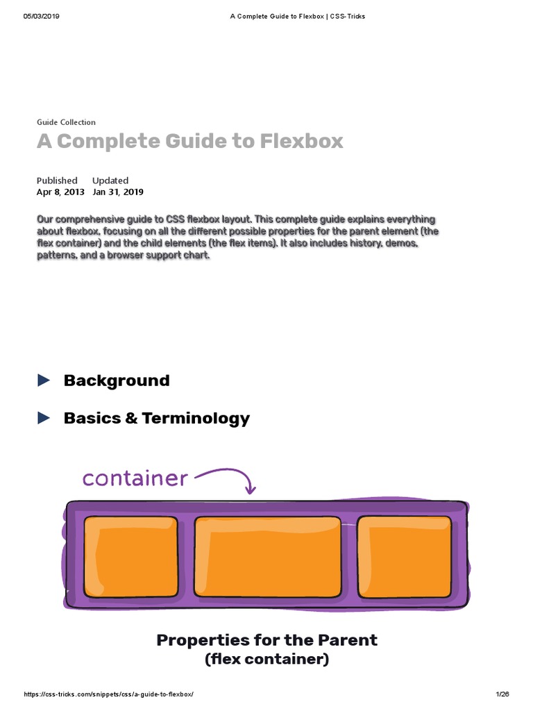 A Complete Guide To Flexbox - CSS-Tricks | PDF | Cascading Style Sheets ...