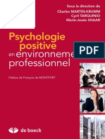 Psychologie Positive: Environnement Professionnel