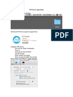 Create "Scans" Folder in Desktop: FTP Server App Setup