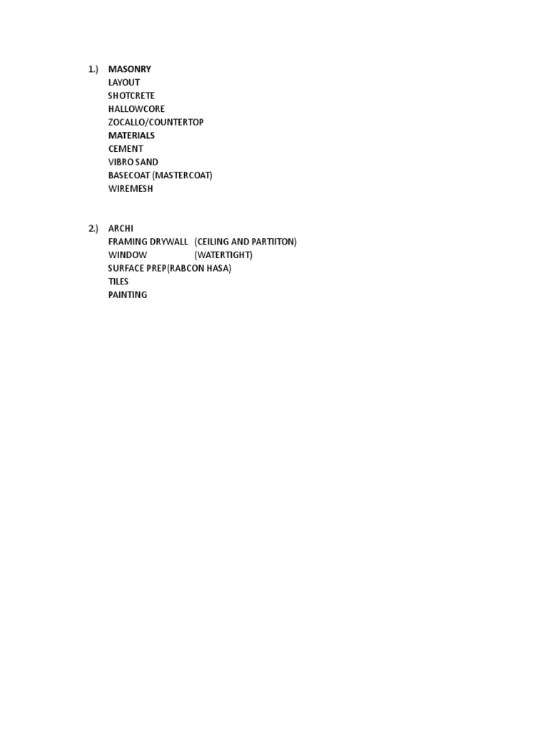Materials: 1.) Masonry Layout Shotcrete Hallowcore Zocallo/Countertop ...