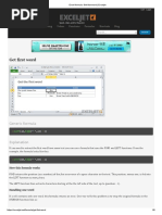 Excel Formula - Get First Word - Exceljet