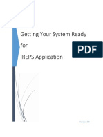 Getting Your System Ready For IREPS Application Version 2.0