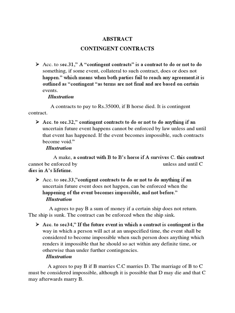 Contigent Assignment PDF | PDF | Lawsuit | Consideration
