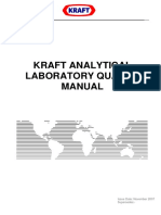 Kraft Analytical Laboratory Manual