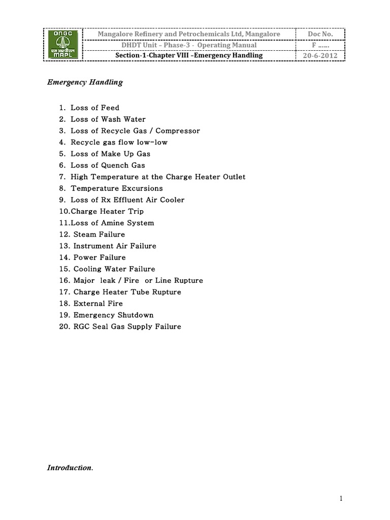 Process operator dhds unit manual online