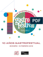Programa Gastrofestival 2019