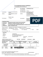 Happy Family Floater-2015 Policy Schedule: UIN: IRDAI/HLT/OIC/P-H/V.II/450/15-16