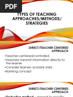 Overview of Teaching Approaches and Methods | PDF | Teaching Method ...