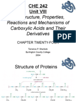 The Structure, Properties, Reactions and Mechanisms of Carboxylic Acids and Their Derivatives