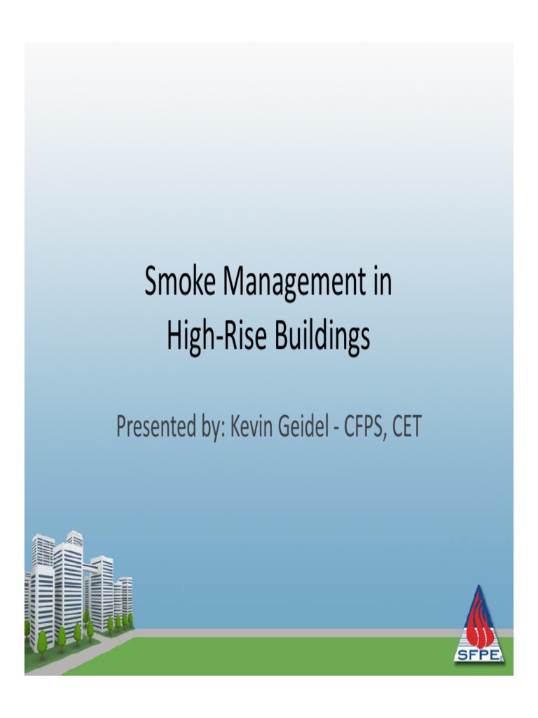 Smoke Control in High-Rise Buildings | PDF | Smoke | Hvac