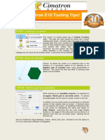 Cimatron E10 Tooling Tips