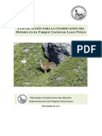 Plan Conservación Del Huemul Parque Nacional Lago Puelo