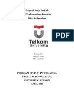 Proposal Kerja Praktek Telkom Indonesia
