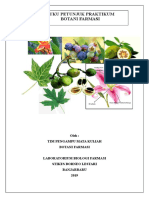 Buku Petunjuk Praktikum Botani Farmasi