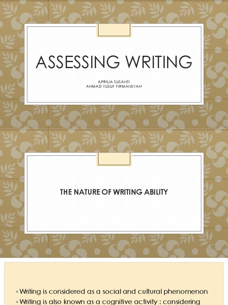 Writing Assessment Techniques Explained | PDF | Rubric (Academic ...