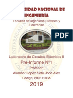 Pre Informe N 2 de Laboratorio de Circuitos Electricos 2