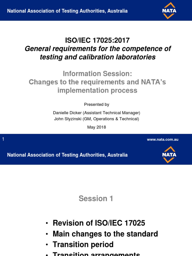 ISO IEC 17025 Presentation PDF | PDF | Calibration | Risk Management