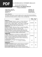 Engineering Mathematics-Iv: Visvesvaraya Technological University, Belagavi
