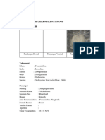 Analisis Fosil Batugamping Terumbu