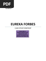 Download Eureka Forbes Writeup by debayanr SN40603643 doc pdf