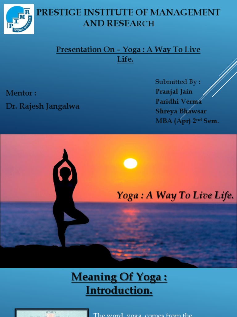 yoga presentation pdf download