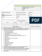 II.1. SOP Template - Arrival Checks