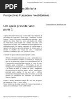 Um Apelo Presbiteriano_ Parte 1 - Puramente Presbiteriana