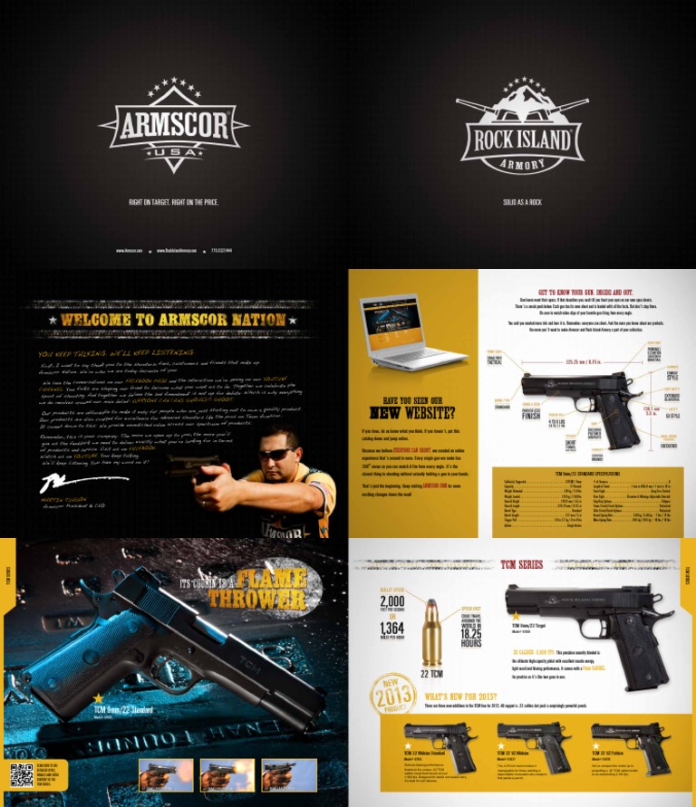 Armscor Product Catalog Overview | PDF | Shotgun | Tools