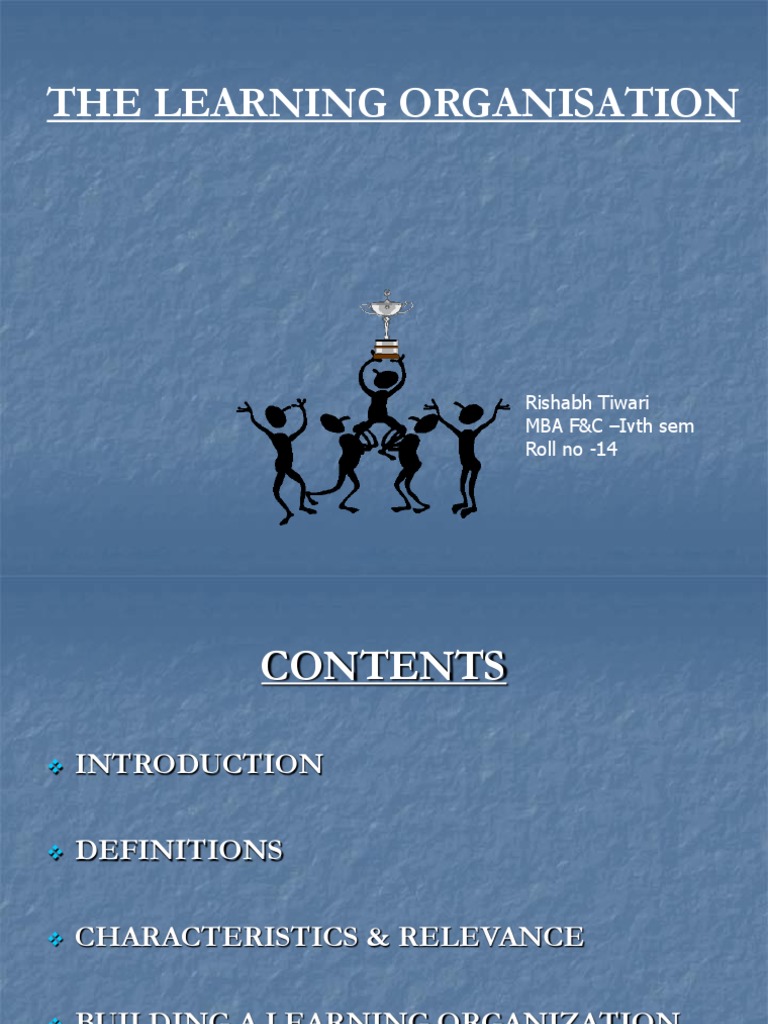 Building a Learning Organization Guide | PDF | System | Emergence