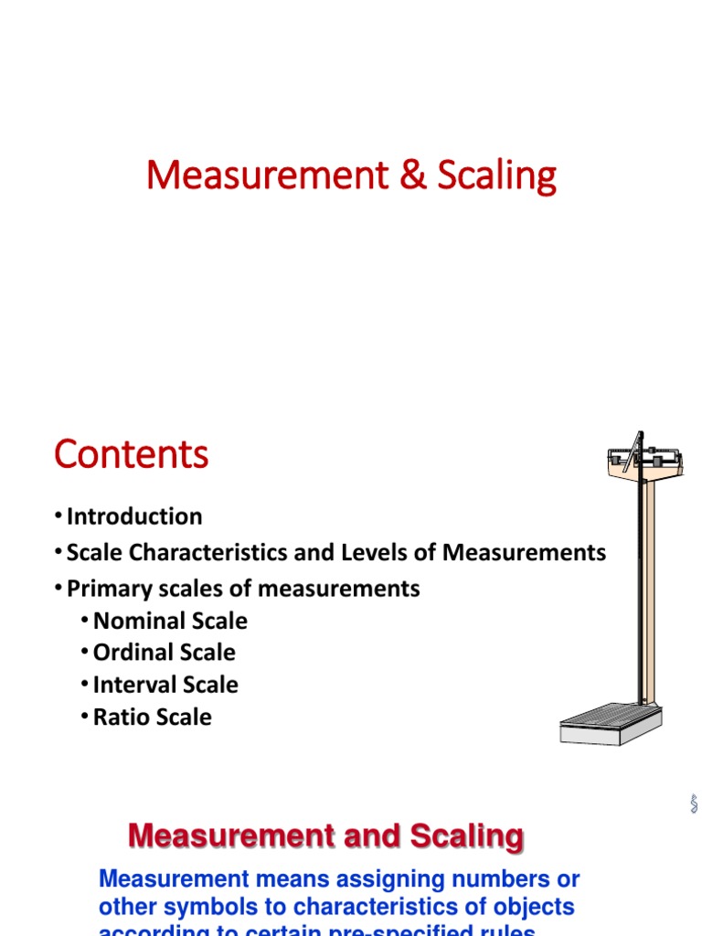 Understanding Measurement Scales | PDF | Level Of Measurement | Statistics