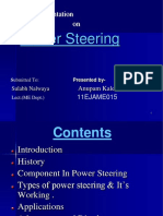 Presentation On: Power Steering