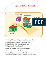 Materi B.indo 3.3 Dan 3.4 Mengenal Letak Rumah