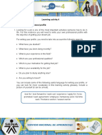 Learning Activity 4 Evidence: My Professional Profile