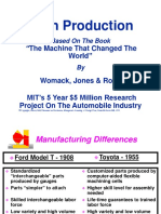 Lean Production: "The Machine That Changed The