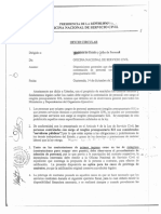 Oficio Circular ONSEC Disposiciones para La Contratación de Personal 022 Guatemala