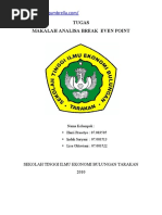 Download Makalah Analisa Break Even Point by SPG Umbrella Girls SN40604988 doc pdf