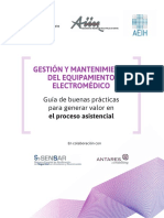 Gestión y mantenimiento del equipamiento electrómedico. Guía de buenas prácticas para generar valor en el proceso asistencial..pdf