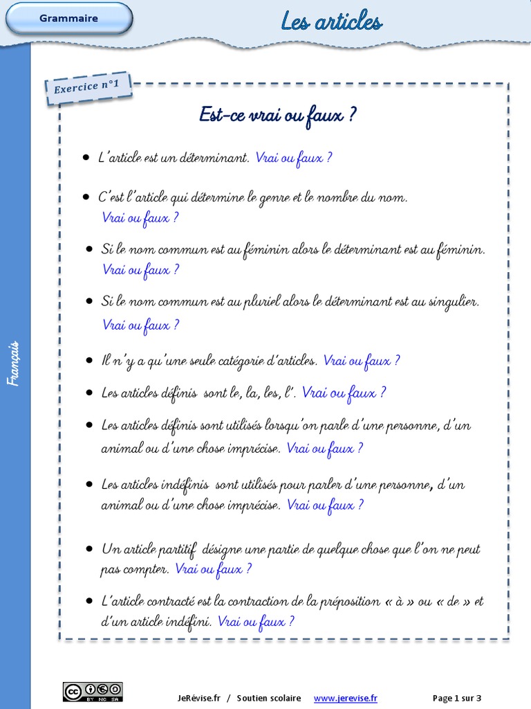 Les Expansions Du Nom Exercices Corrigés Cm2 Pdf Exercices Articles PDF | PDF | Nom (grammaire) | Genre grammatical