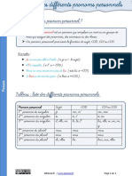 Lecon Differents Pronoms Personnels PDF