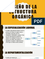 Diseño de La Estructura Orgánica