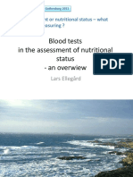 Blood Tests in The Assessment of Nutritional Status - An Overwiew