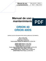 Manual Lampara Cielitica Orion
