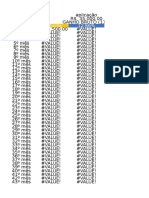 Tabela projeção foxtraderx