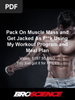 Platinum Workout L L Cool J Pdf Weight Training Physical Exercise